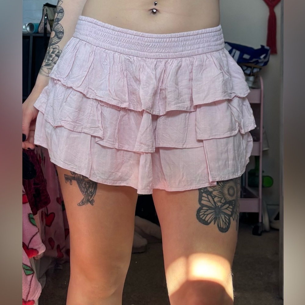 NEW Hollister Ruffle Mini Skirt/Skort